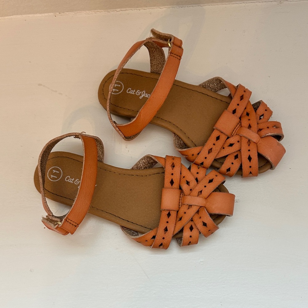 Cat & Jack Tan Strappy Sandals